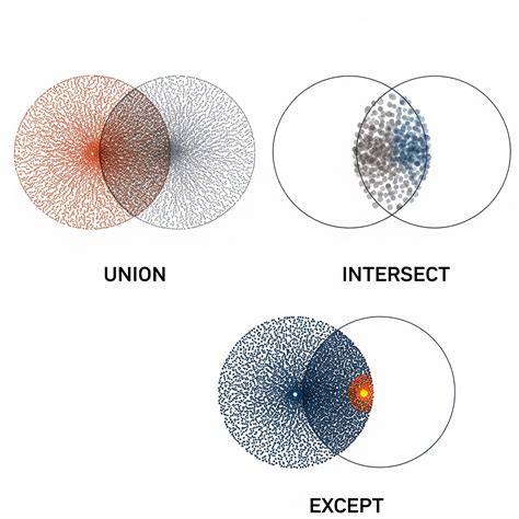Image result for Union Intersect except SQL