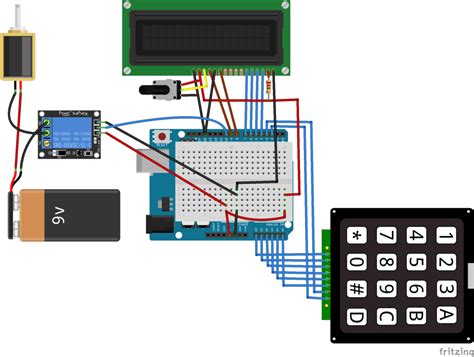 Image result for Arduino Keypad Lock with LCD