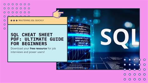 SQL Cheat Sheet Beginners PDF に対する画像結果
