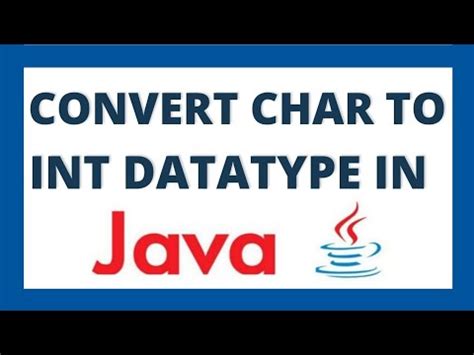 Toradh íomhá ar Convert Char to Int Java