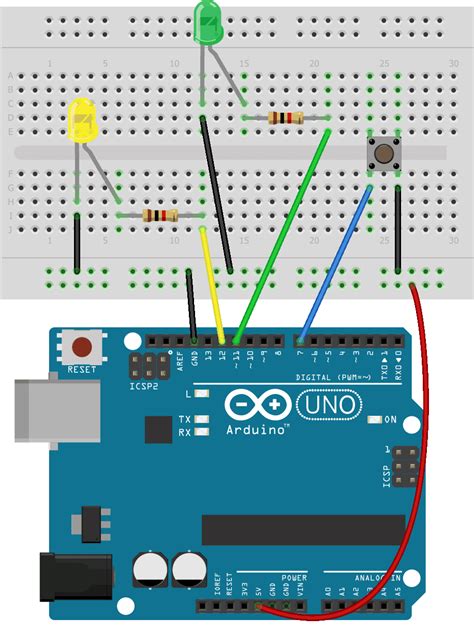 Toradh íomhá ar Arduino Button Interrupt