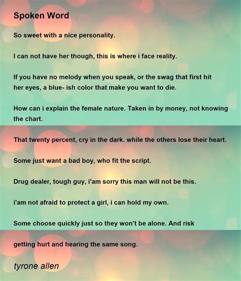 Image result for Spoken Poem Examples