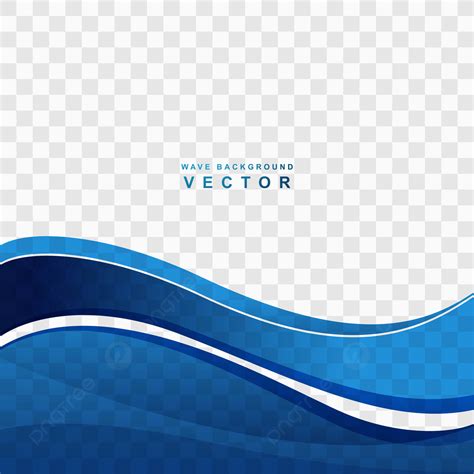 Toradh íomhá ar Blue Wave Vector Background