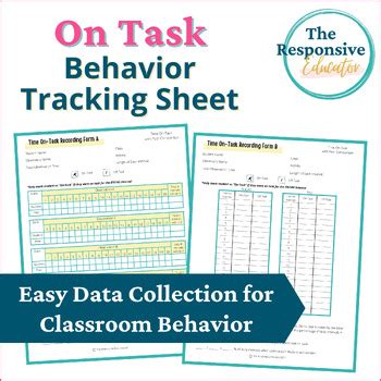 Off-Task Behavior Tracking Sheet に対する画像結果