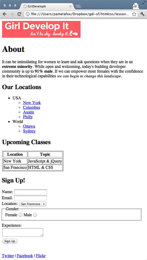 Image result for HTML Exercises for Practice