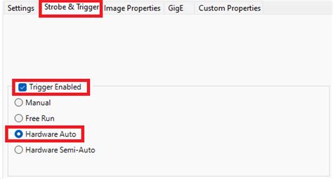 Toradh íomhá ar Digital Input Line