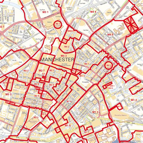 Manchester Postcode Map に対する画像結果