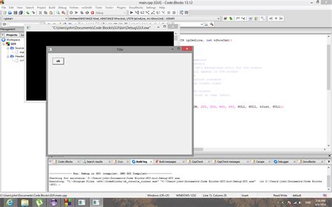 C++ Command Line GUI に対する画像結果