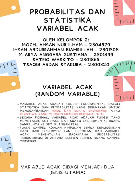 Image result for Variabel Acak