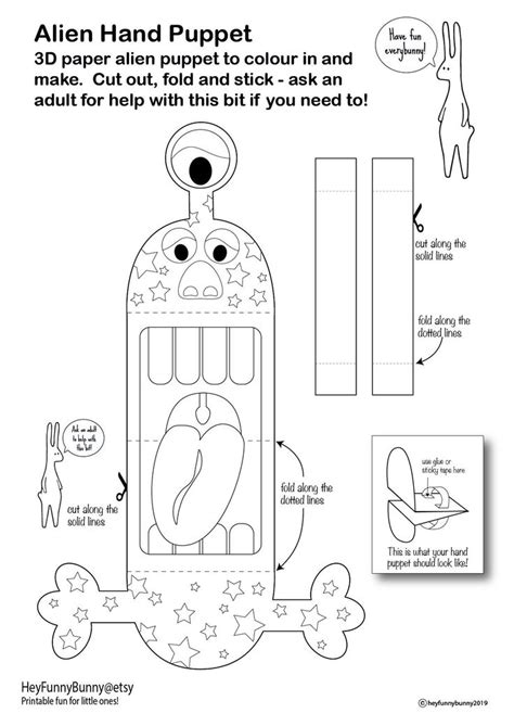 Image result for Alien Papercraft Printable