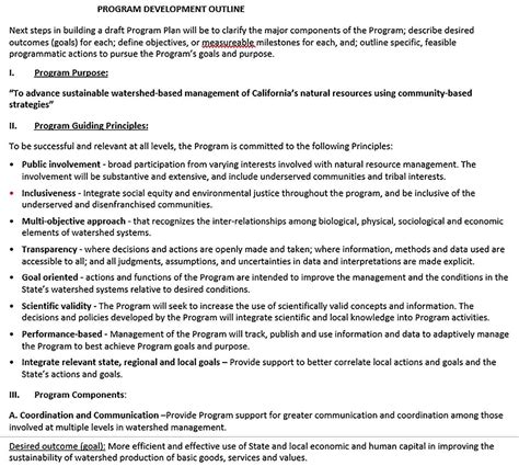 Image result for Interpretive Program Outline Template