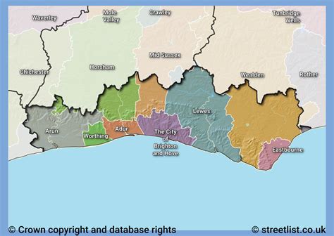 Image result for BN Postcode Region