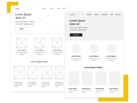 Image result for Wireframe Website Design Templates