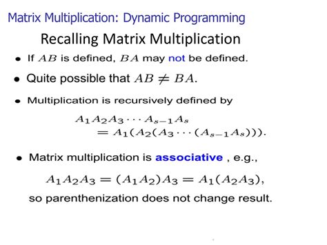 Toradh íomhá ar Matrix Multiplication in Dynamic Programming