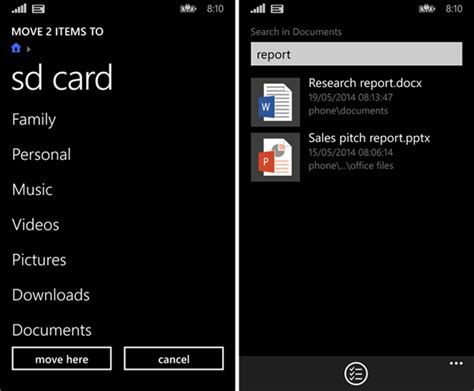 Image result for Windows Phone File System