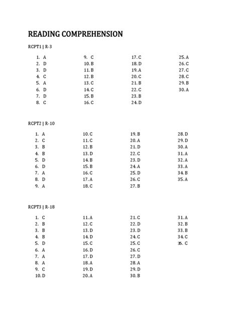 Image result for Reading Worksheets with Answer Key