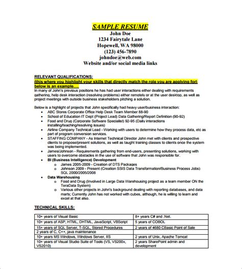 Image result for Data Analyst Resume PDF