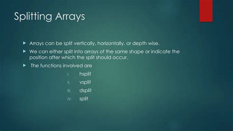 Afbeeldingsresultaten voor Split Array Python