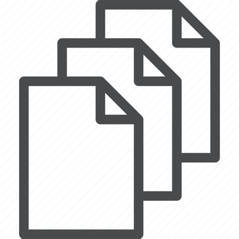 Toradh íomhá ar Multiple Documents Icon Transparent
