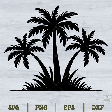 Palm Tree Svg, Palm Tree Silhouette Svg, Bundle Palm Tree Svg, Palm ...
