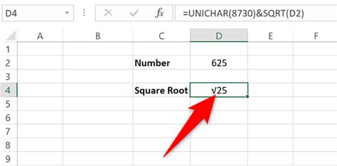 Image result for How to Square Root in Excel