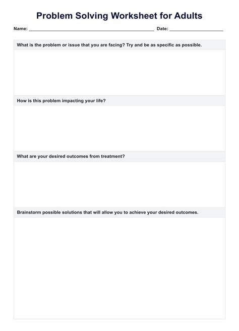 Afbeeldingsresultaten voor Group Problem Solving Therapy Worksheets