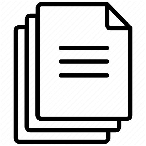 Toradh íomhá ar Multiple Documents Icon Transparent