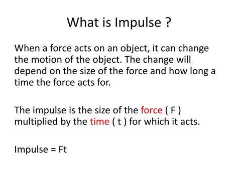 Image result for Impulse Function Definition for Force