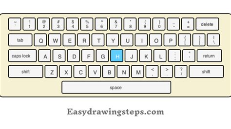 Toradh íomhá ar Computer Keyboard Easy Drawing