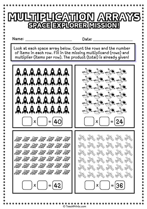 Image result for Multiplication Arrays Worksheets.pdf