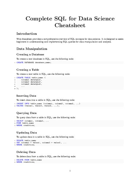 Image result for SQL Computer Science Template