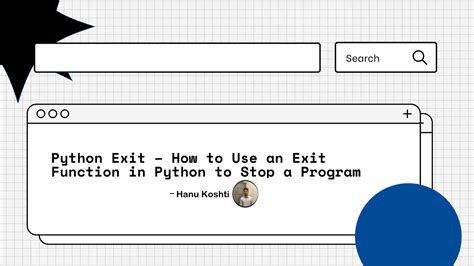 Image result for How to Stop a Python Program