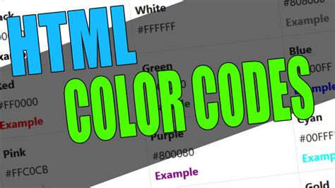 Image result for HTML Code Farbe