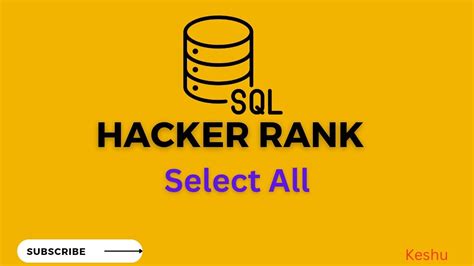 Image result for HackerRank SQL Certificate Solutions