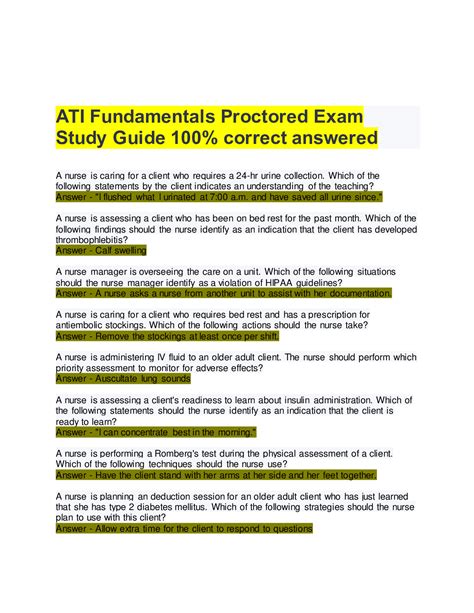 Image result for ATI Testing Study Guide