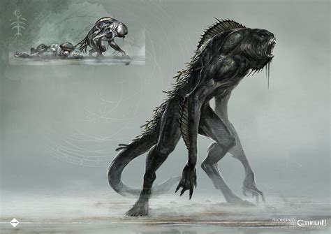 Toradh íomhá ar Alien Hybrid Monster Art