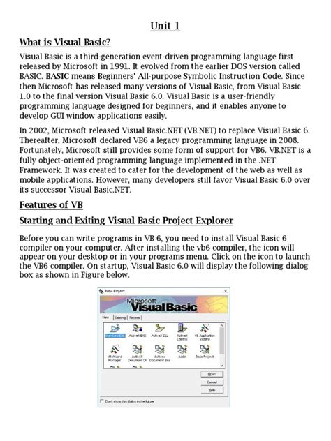 Image result for Visual Basic Tutorial PDF