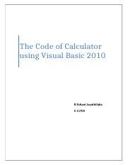 Image result for Visual Basic Code for Calculator