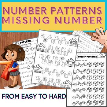 Missing Number Pattern Worksheets に対する画像結果