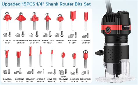 Router Tool, Hand Wood Router, 110V 800W Wood Routers for Woodworking ...