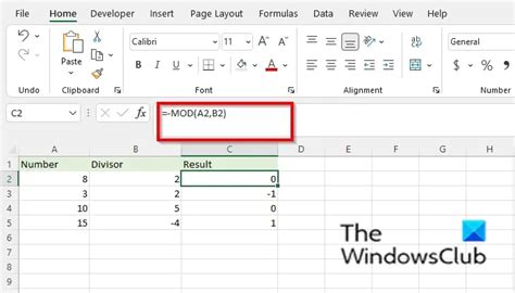 Image result for Mod Formula Excel