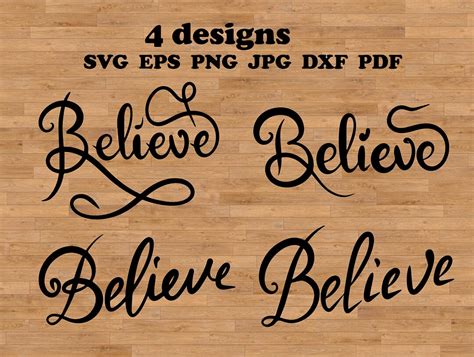 Image result for Believe Script SVG