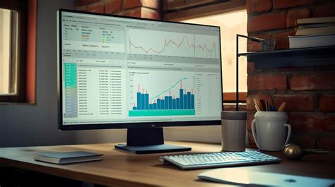 Image result for Computer with a Data On Monitor