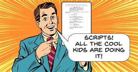Image result for Script Cartoon