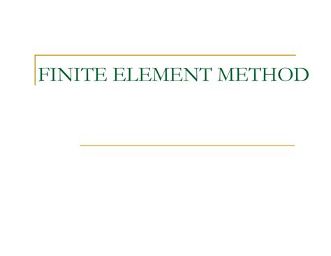 Image result for Fem Finite-Element Method