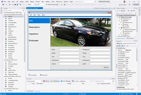 Image result for Windows Forms UI Design Samples