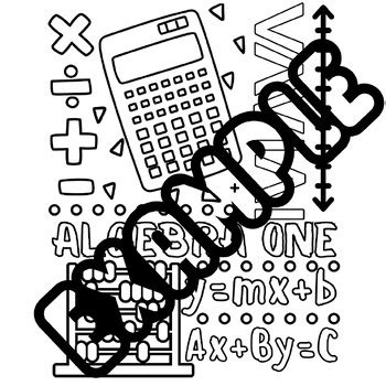 Image result for High School Math Coloring Sheets