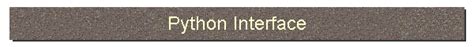 Image result for Python Interface Module