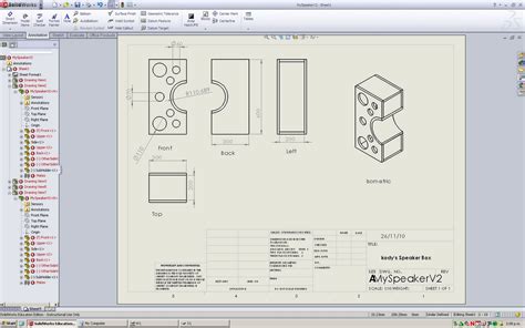 SolidWorks Template Setup ਲਈ ਪ੍ਰਤੀਬਿੰਬ ਨਤੀਜਾ