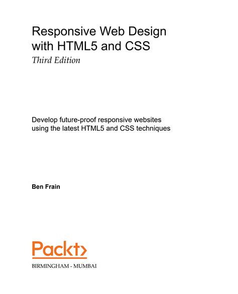 Toradh íomhá ar HTML and CSS Ben Frain Book